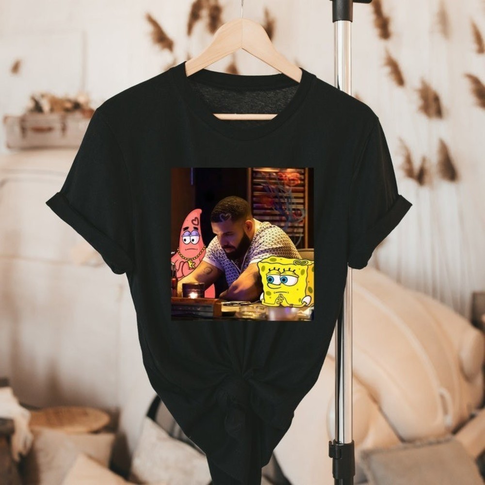 Drake Spongebob Shirt, Concert T-shirt, Champagne Papi - Certified Shirt